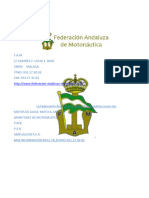 Temario Licencia de Navegación Federacion Andaluza de Motonautica