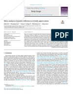 Meta-analysis of gender differences in body appreciation