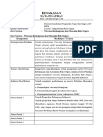 Format Ringkasan Mata Pelatihan