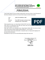 Surat Tugas PLT Kepala Sekolah