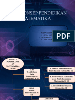 PETA Konsep Pendidikan Matematika