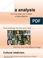 PHD Writing Retreat Analysing Fieldwork Data 2