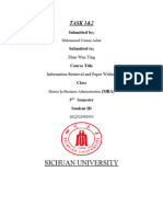 Sichuan University: TASK 1&2