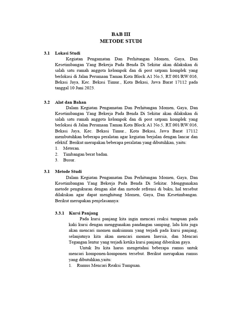 Splitted draft laporan bab 1 3 tubes kel pdf