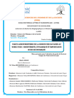 Thèse ANDOU Zibril, "Parcs Agroforestiers de La Région Des Savanes Au Nord Togo: Biodiversité, Dynamique Et Importance Socio-Économique"