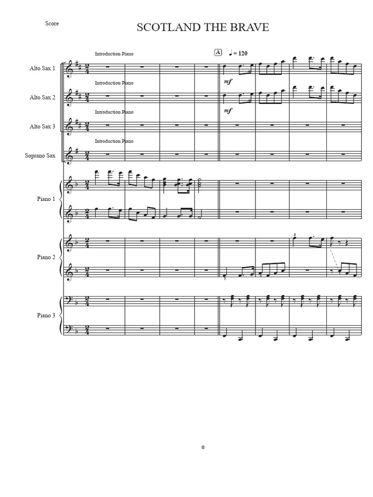 SCOTLANDSCORE Score PDF