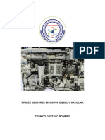 Tipo de Sensores en Motor Diesel y Gasolina