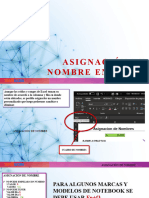 Asignacion de Nombre