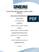 Trabajo de Investigacion (Lectoescritura)