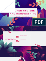 Proper Hygiene and Handwashing Group 2