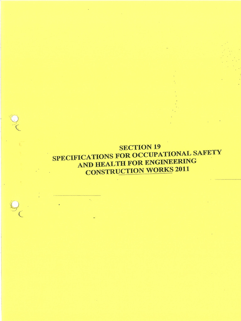 019 A.4 Section 19 - Occupational Safety and Health | PDF