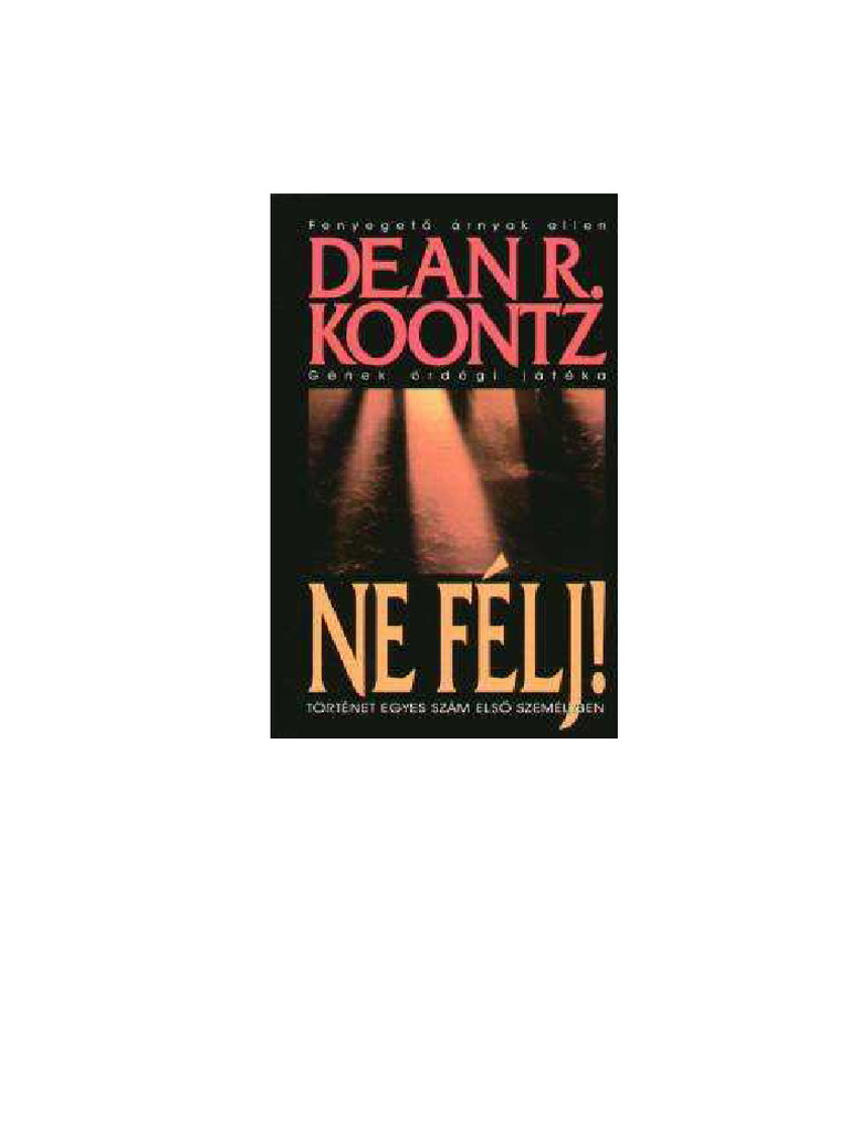 Dean R. Koontz - Ne Félj | PDF