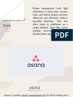 ASANA A Project Management Software Tool