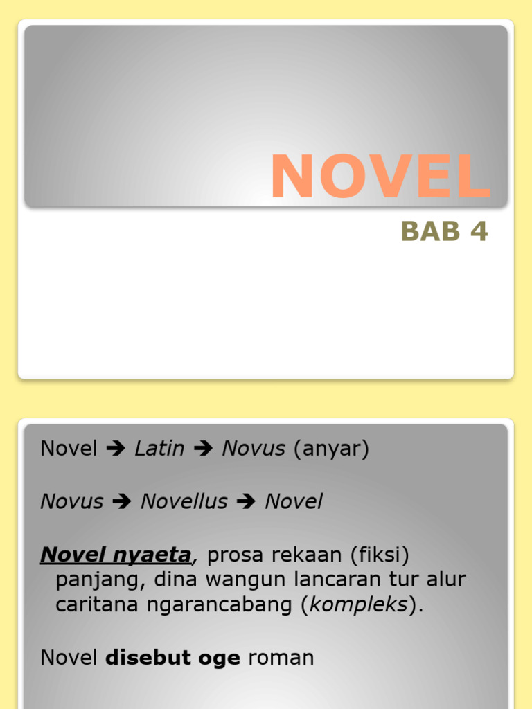 Novel 2 | PDF