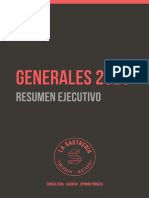 Elecciones Generales 2023 - Resumen Ejecutivo