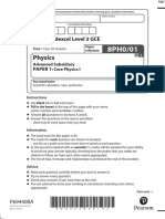 June 2022 QP - Paper 1 Edexcel Physics AS-level