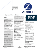 Cuadro Médico Zurich Salud León