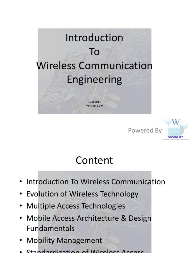 Introduction to Wireless Communication | PDF | Channel Access Method ...