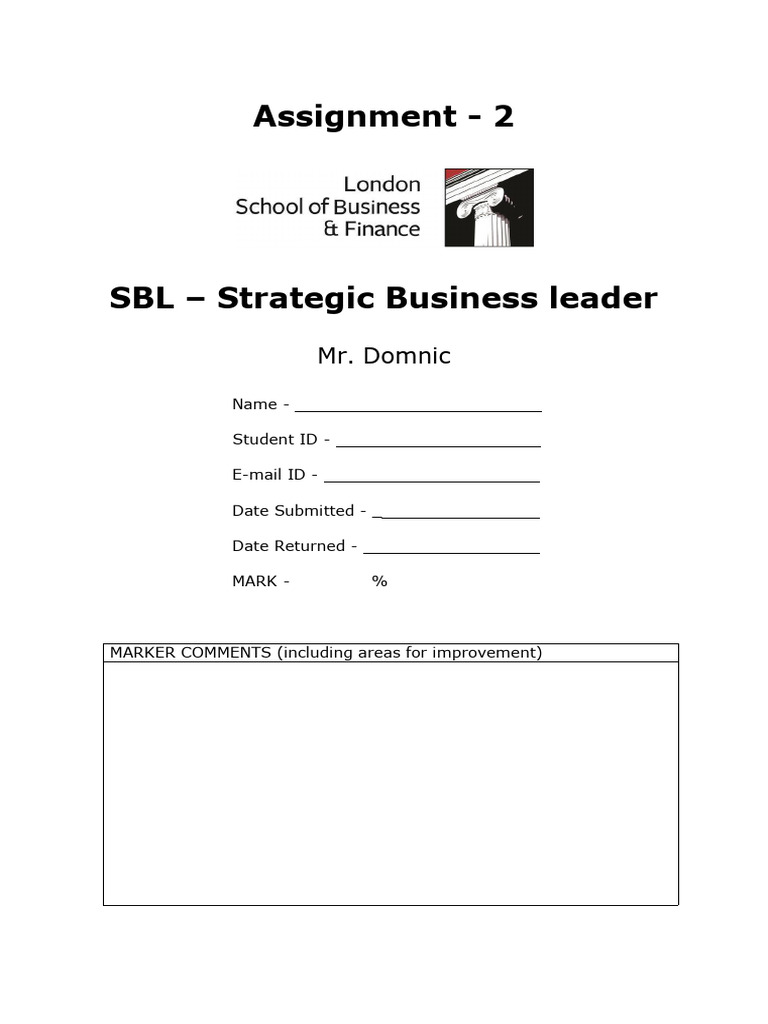 SBL Assignment 2 Question | PDF