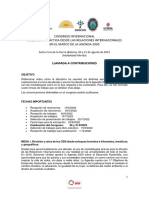 Congreso Docente RRII - Bolivia 30-31 Agosto 2022