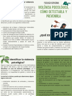 Folleto Díptico Violencia Psicológica