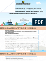 Administrasi Dan Kelengkapan Teknis Perusahaan Mineral Dan Batubara Sebagai Implementasi Value Competition 2022 Wilayah Propinsi Bengkulu
