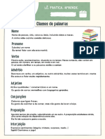 Classes de Palavras - 8º9º - Português - Eureka