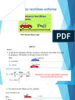 Movimiento Rectilíneo Taller 1 de 2