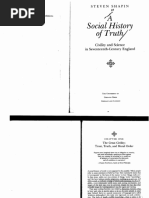 Shapin 1994 - The Great Civility - Trust, Truth, and Moral Order