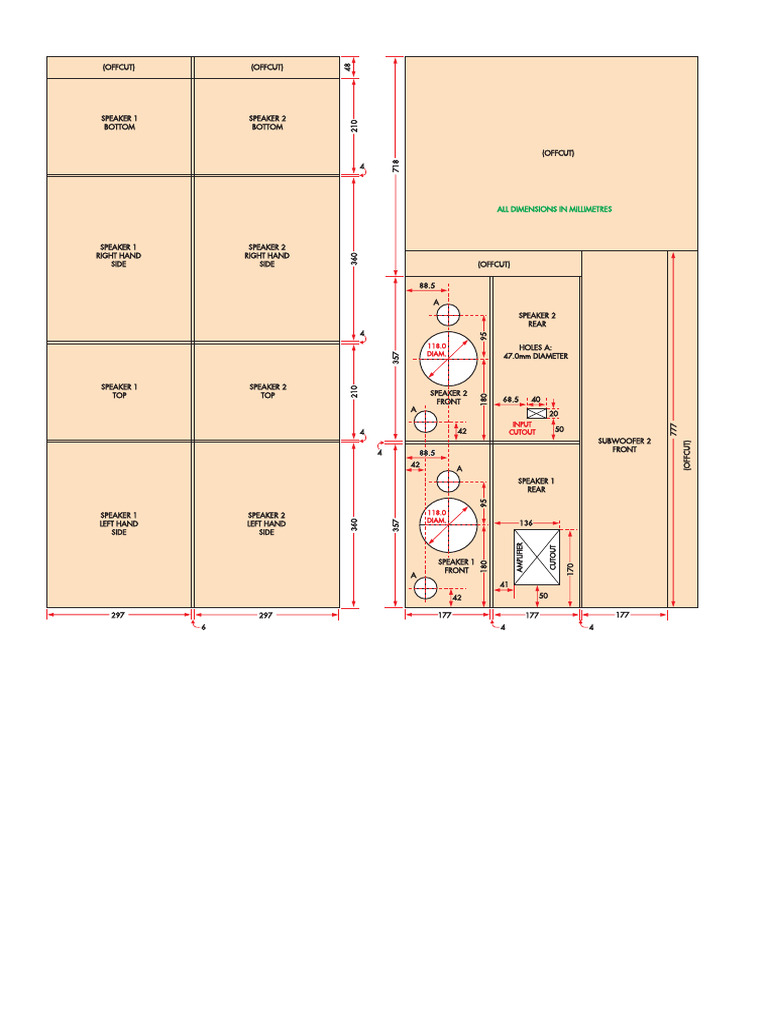 Speaker Box Parts and Diagram | PDF | Loudspeaker | Computer Engineering