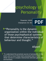 Neuropsychology of Personality