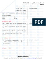 Sequences and Series - JEE Main 2023 January Chapter wise Questions by MathonGo