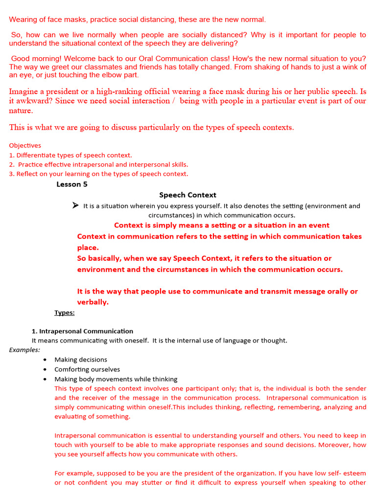 Five Functions Of Communication