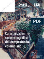 Caracterización Sociodemográfica Del Campesinado Colombiano