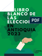 Libro Blanco de Las Elecciones en Antioquia 2023
