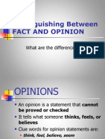 Fact and Opinion Powerpoint - 2