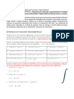 Actividad 7. Integrales de Funciones Trigonométricas