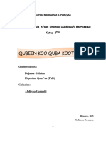 Afaan Oromoo Kutaa - 4ffaa | PDF
