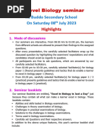 Form Five Biology Notes Overview | PDF