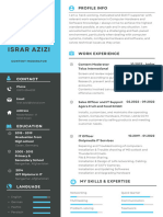 Black Blue Modern Professional CV Resume Template-1