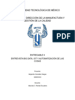 Entrevista Big Data, Iot y Automatización de Las Cosas