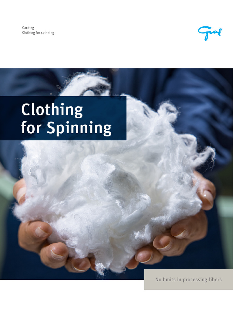 Graf Clothing For Spinning Brochure 3551 en PDF