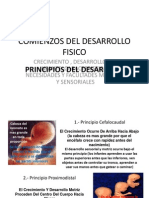 Comienzos Del Desarrollo Fisico