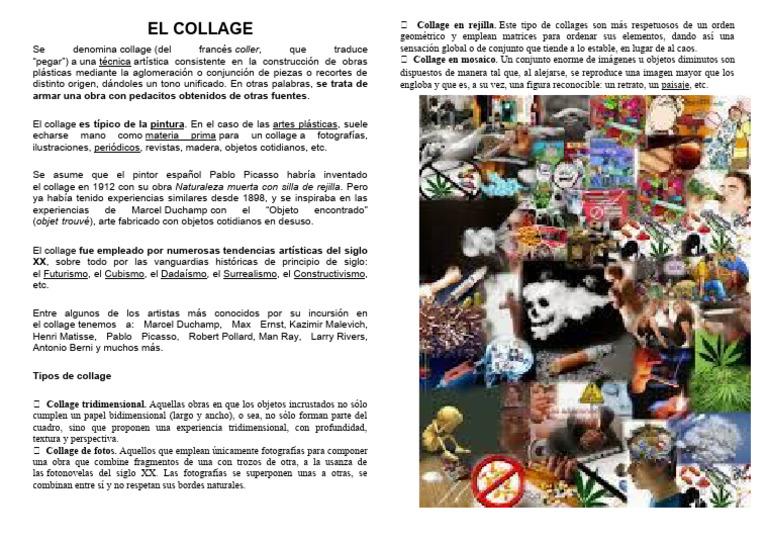 COLLAGE | PDF | Collage | Las artes