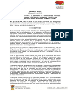 Decreto 301 de 2014 - Restringe Tránsito