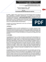 Acta de La Sesion Descentralizasa Iquitos