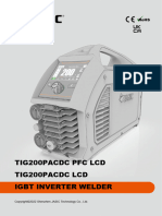 (En) Jasic Evo20 Tig Acdc LCD User Manual Tig200pacdc PFC (E2s23) Tig200pacdc (E2s13)