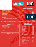 Reading Menu 2022