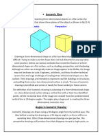 Isometric View Job 4 Civil Engineering Construction and Graphics