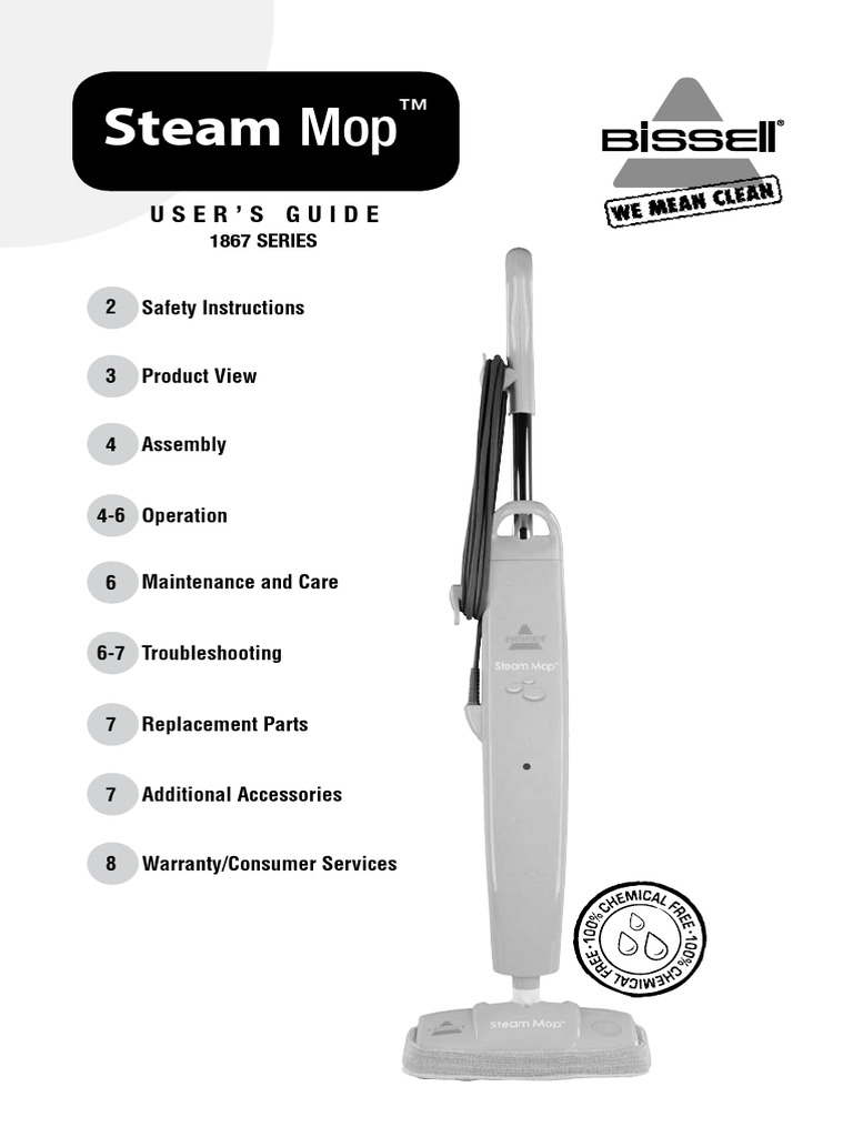 Bissell 1867 7 Guia Del Usuario | PDF
